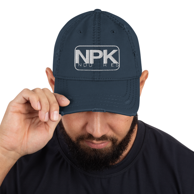 NPK Distressed Dad Hat