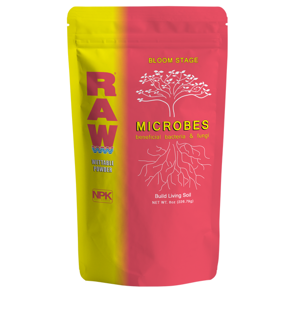 RAW Microbes Bloom Stage | Beneficial Bacteria & Fungi | Flower & Fruit Support