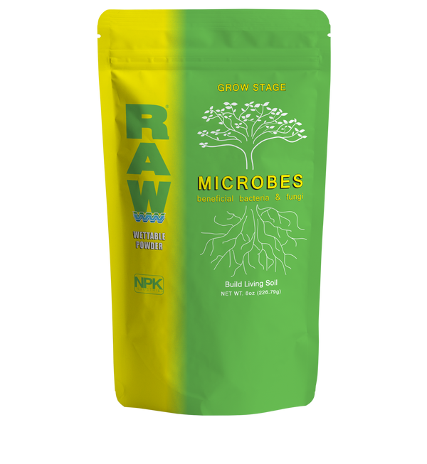 RAW Microbes Grow Stage | Beneficial Bacteria & Fungi | Root & Vegetative Support