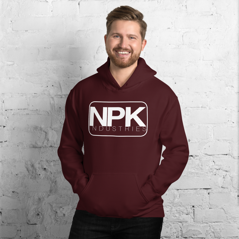 NPK / RAW Unisex Hoodie White Logo