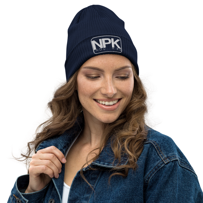 NPK Organic Embroidered Beanie